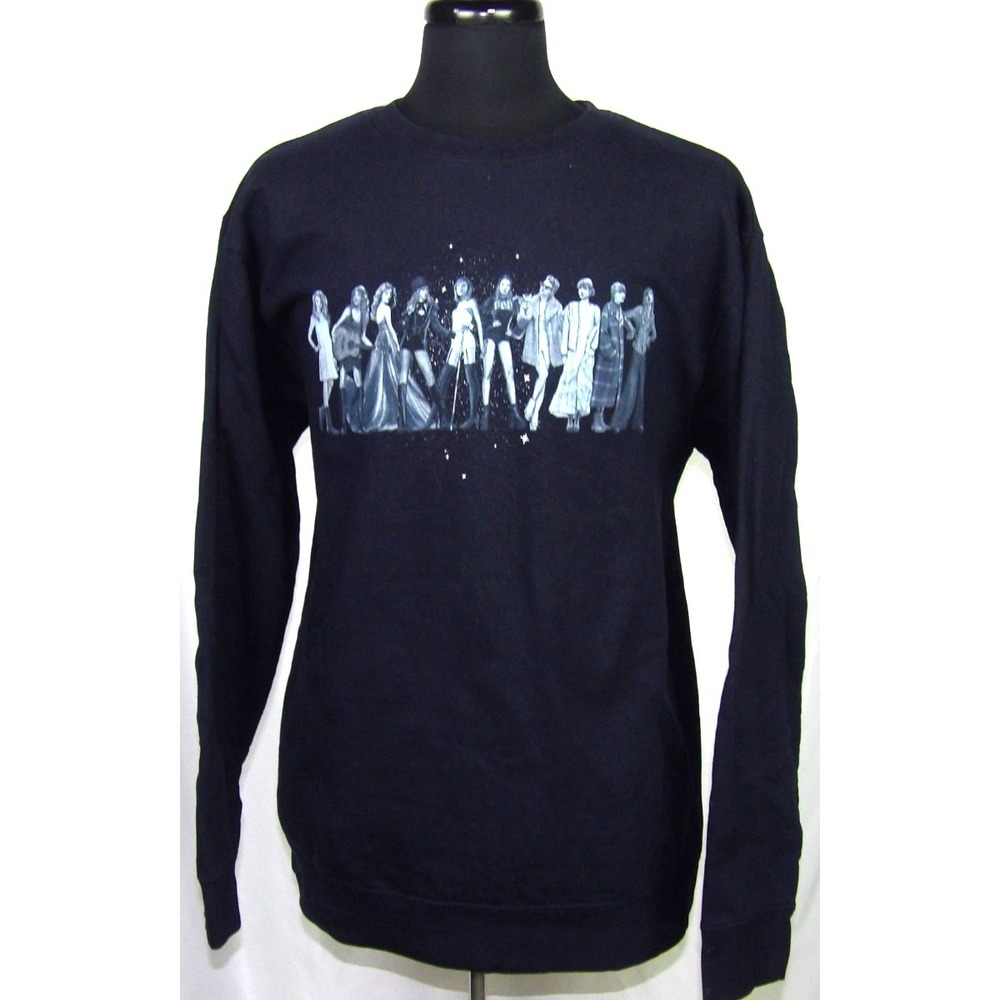 Taylor Swift MIDNIGHTS Navy Blue Graphic Crew Neck Sweatshirt Adult XXL